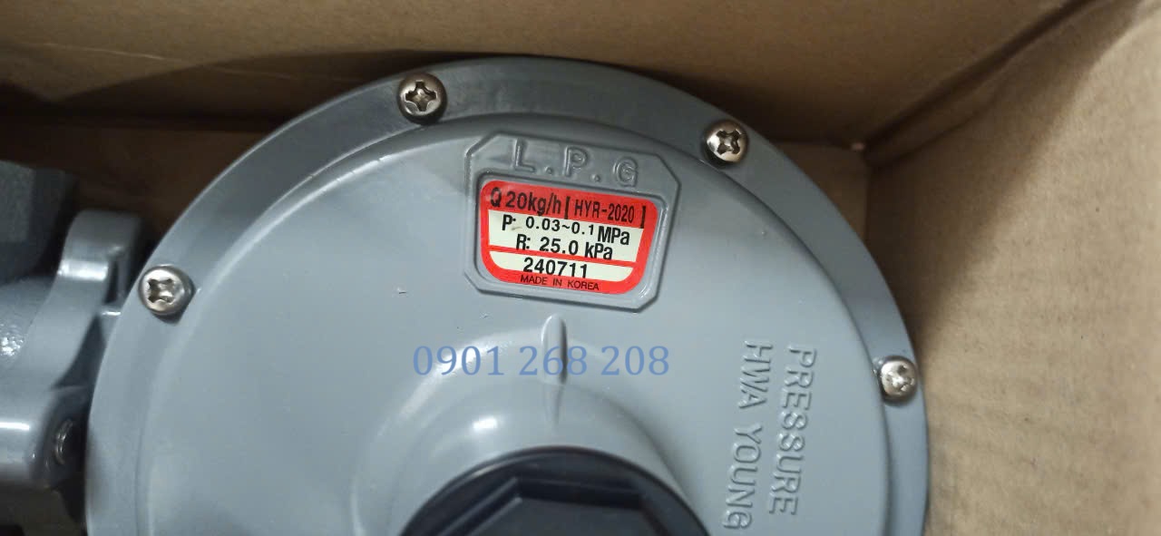 Van điều áp cấp 2 25kpa Hwayoung HYR-2020